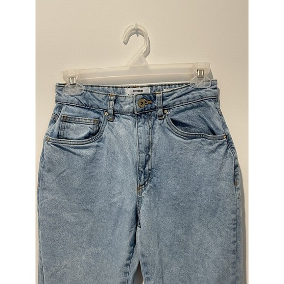 Cotton‎ On Jeans Womens 4 Straight Denim Cotton Pockets - Picture 2 of 6